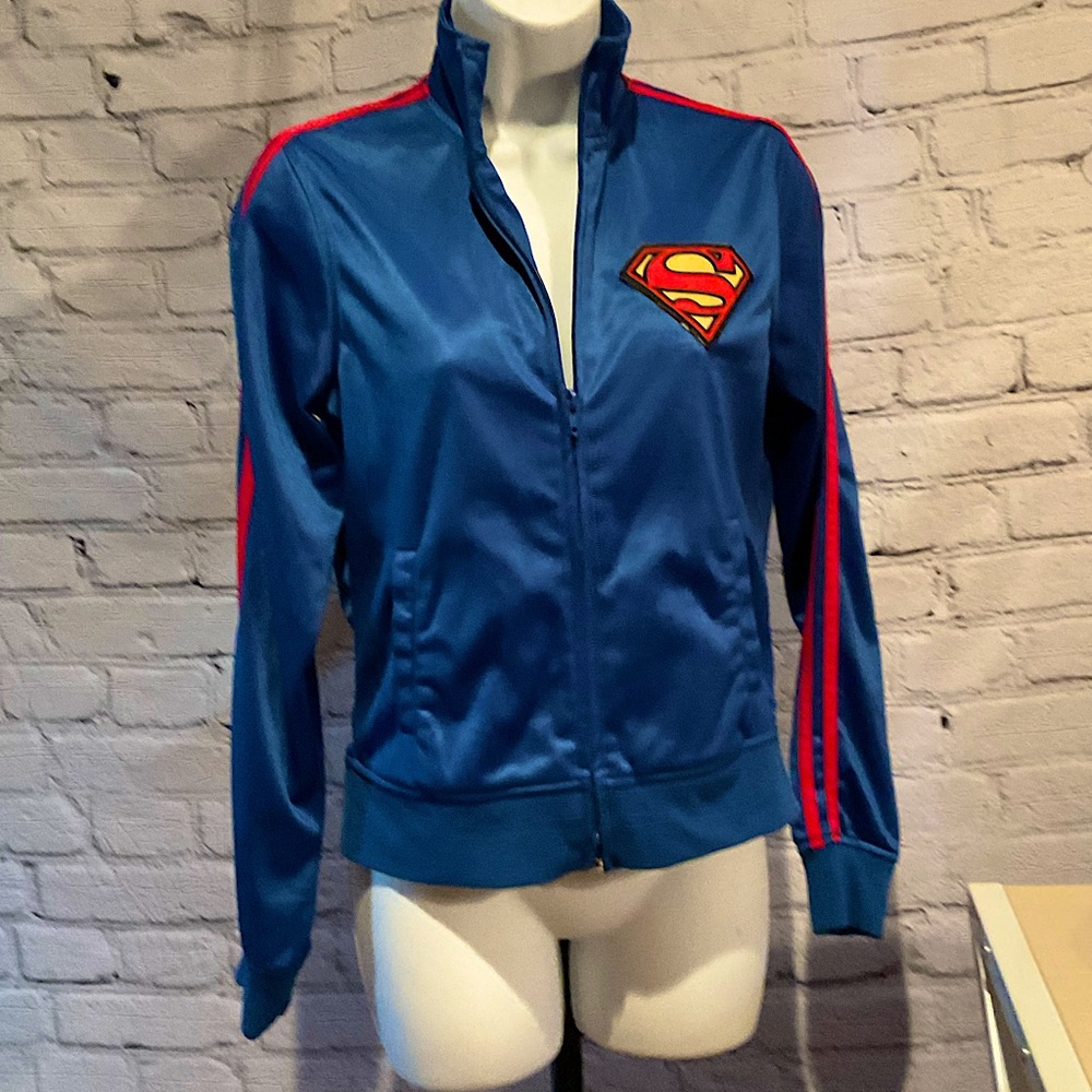 Superman DC comics jacket sz med youth - Picture 3 of 10